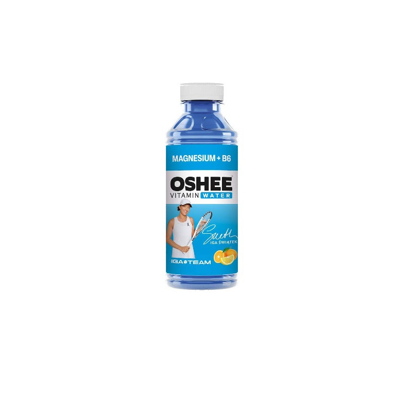 #0881 Oshee Magnesium+B6 Vitamínová voda pomeranč+citrón 555ml PET